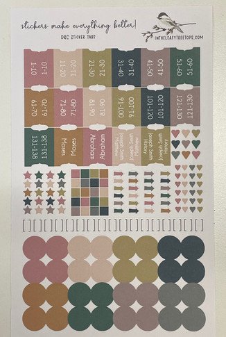 D&C Sticker Tabs