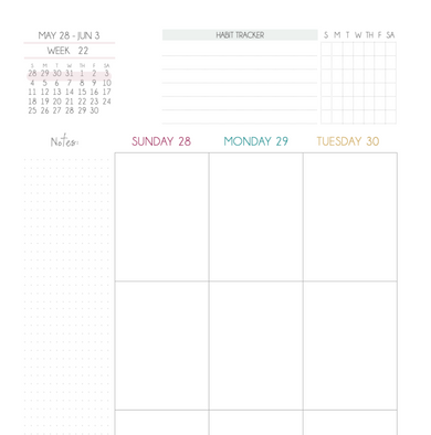 Vertical Planner 2024