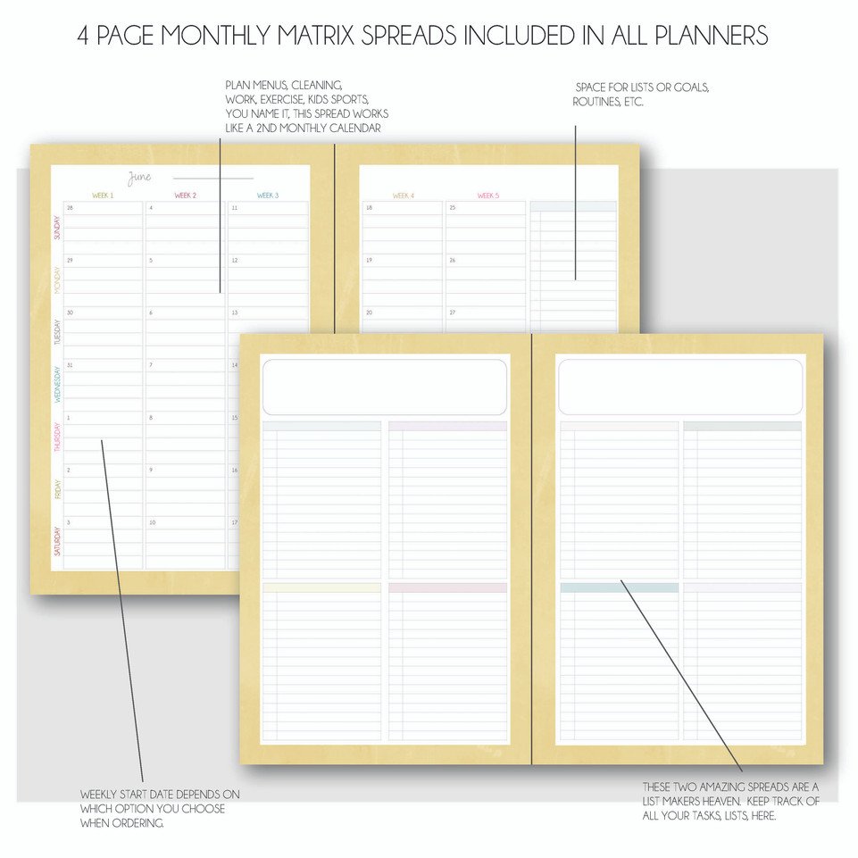 Horizontal Planner - 2024
